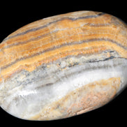 BumbleBee Calcite palm stone 64-70mm 108-130g Rocks and Things