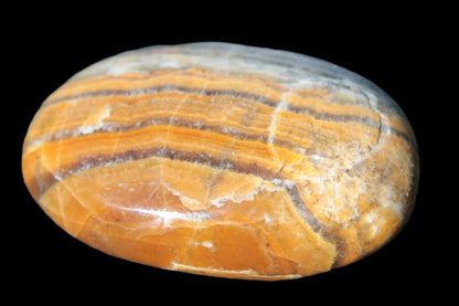 BumbleBee Calcite palm stone 64-70mm 108-130g Rocks and Things