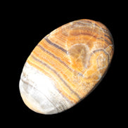 BumbleBee Calcite palm stone 64-70mm 108-130g  in sunlight - Rocks and Things Store