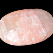 Pink Sorbet Calcite palm stone 57-61mm 71-117g Rocks and Things