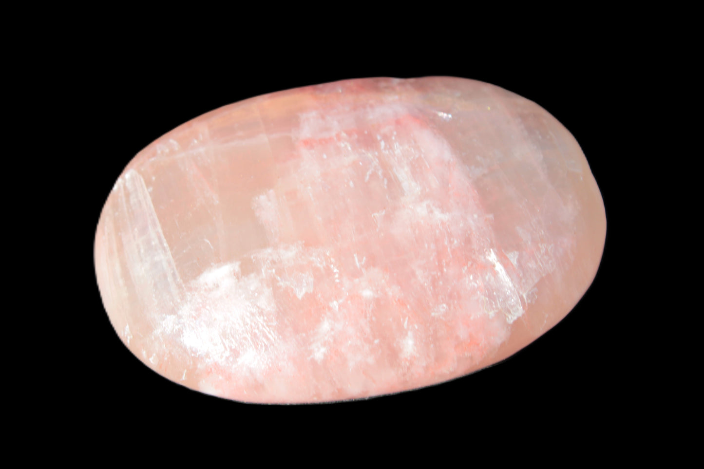 Pink Sorbet Calcite palm stone 57-61mm 71-117g Rocks and Things