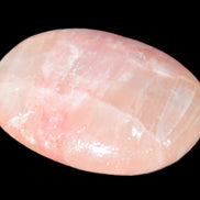 Pink Sorbet Calcite palm stone 57-61mm 71-117g Rocks and Things