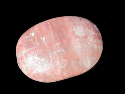 Pink Sorbet Calcite palm stone 57-61mm 71-117g Rocks and Things