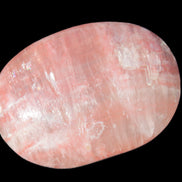 Pink Sorbet Calcite palm stone 57-61mm 71-117g Rocks and Things