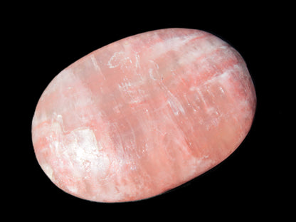 Pink Sorbet Calcite palm stone 57-61mm 71-117g Rocks and Things