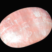 Pink Sorbet Calcite palm stone 57-61mm 71-117g Rocks and Things