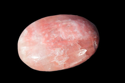 Pink Sorbet Calcite palm stone 57-61mm 71-117g Rocks and Things