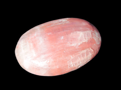 Pink Sorbet Calcite palm stone 57-61mm 71-117g Rocks and Things