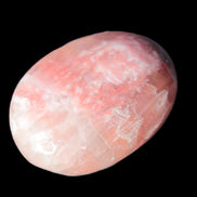 Pink Sorbet Calcite palm stone 57-61mm 71-117g Rocks and Things