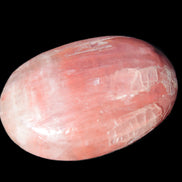 Pink Sorbet Calcite palm stone 57-61mm 71-117g Rocks and Things