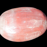 Pink Sorbet Calcite palm stone 57-61mm 71-117g Rocks and Things