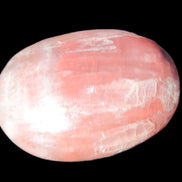 Pink Sorbet Calcite palm stone 57-61mm 71-117g Rocks and Things