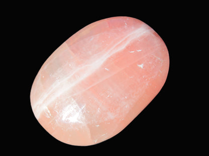 Pink Sorbet Calcite palm stone 57-61mm 71-117g Rocks and Things