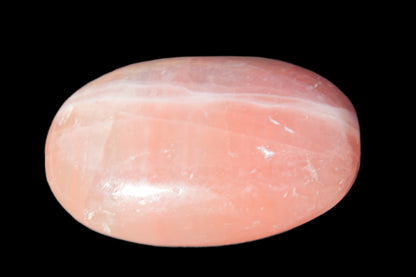 Pink Sorbet Calcite palm stone 57-61mm 71-117g Rocks and Things