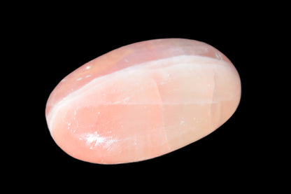 Pink Sorbet Calcite palm stone 57-61mm 71-117g Rocks and Things