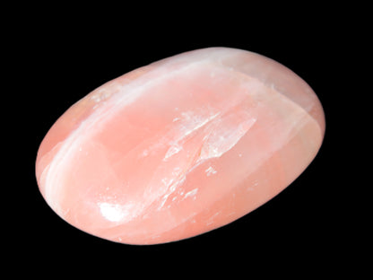 Pink Sorbet Calcite palm stone 57-61mm 71-117g Rocks and Things