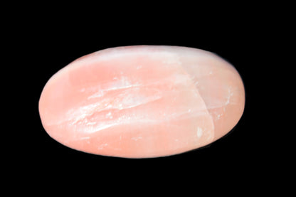 Pink Sorbet Calcite palm stone 57-61mm 71-117g Rocks and Things