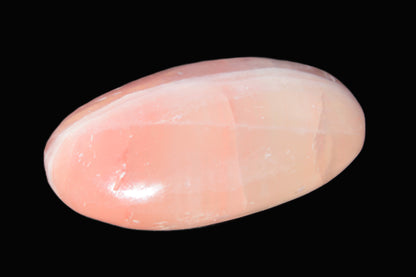 Pink Sorbet Calcite palm stone 57-61mm 71-117g Rocks and Things