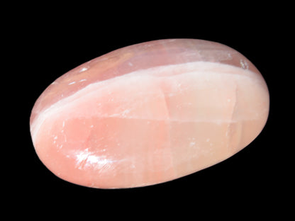 Pink Sorbet Calcite palm stone 57-61mm 71-117g Rocks and Things