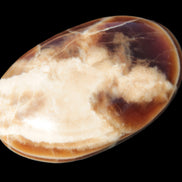 Chocolate Calcite palm stone 58-66mm 91-115g Rocks and Things