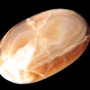 Chocolate Calcite palm stone 58-66mm 91-115g Rocks and Things