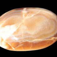 Chocolate Calcite palm stone 58-66mm 91-115g Rocks and Things