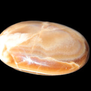 Chocolate Calcite palm stone 58-66mm 91-115g Rocks and Things