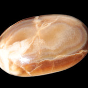 Chocolate Calcite palm stone 58-66mm 91-115g Rocks and Things