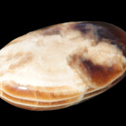 Chocolate Calcite palm stone 58-66mm 91-115g Rocks and Things