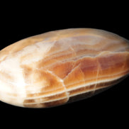 Chocolate Calcite palm stone 58-66mm 91-115g Rocks and Things