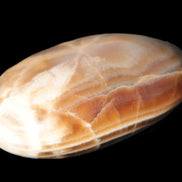 Chocolate Calcite palm stone 58-66mm 91-115g Rocks and Things