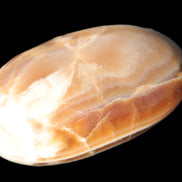 Chocolate Calcite palm stone 58-66mm 91-115g Rocks and Things