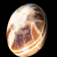 Chocolate Calcite palm stone 58-66mm 91-115g Rocks and Things