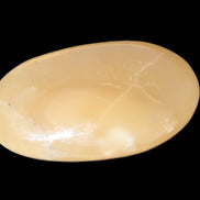 Honey Calcite palm stone 58-62mm 83-95g Rocks and Things