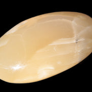 Honey Calcite palm stone 58-62mm 83-95g Rocks and Things