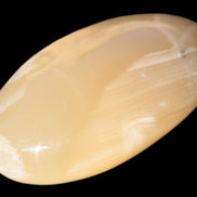 Honey Calcite palm stone 58-62mm 83-95g Rocks and Things