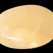 Honey Calcite palm stone 58-62mm 83-95g Rocks and Things