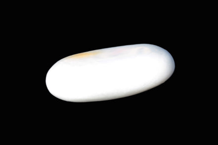 White Jade palm stone from Pakistan 62-72mm 63-86.7g Rocks and Things