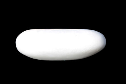 White Jade palm stone from Pakistan 62-72mm 63-86.7g Rocks and Things