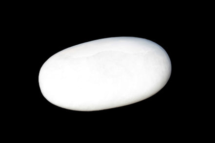 White Jade palm stone from Pakistan 62-72mm 63-86.7g Rocks and Things