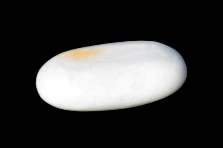 White Jade palm stone from Pakistan 62-72mm 63-86.7g Rocks and Things