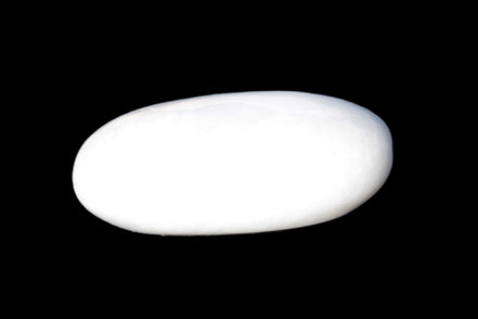 White Jade palm stone from Pakistan 62-72mm 63-86.7g Rocks and Things