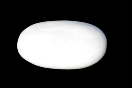 White Jade palm stone from Pakistan 62-72mm 63-86.7g Rocks and Things