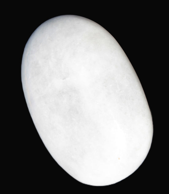 White Jade palm stone from Pakistan 62-72mm 63-86.7g in sunlight - Rocks and Things Store