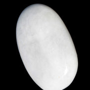 White Jade palm stone from Pakistan 62-72mm 63-86.7g in sunlight - Rocks and Things Store