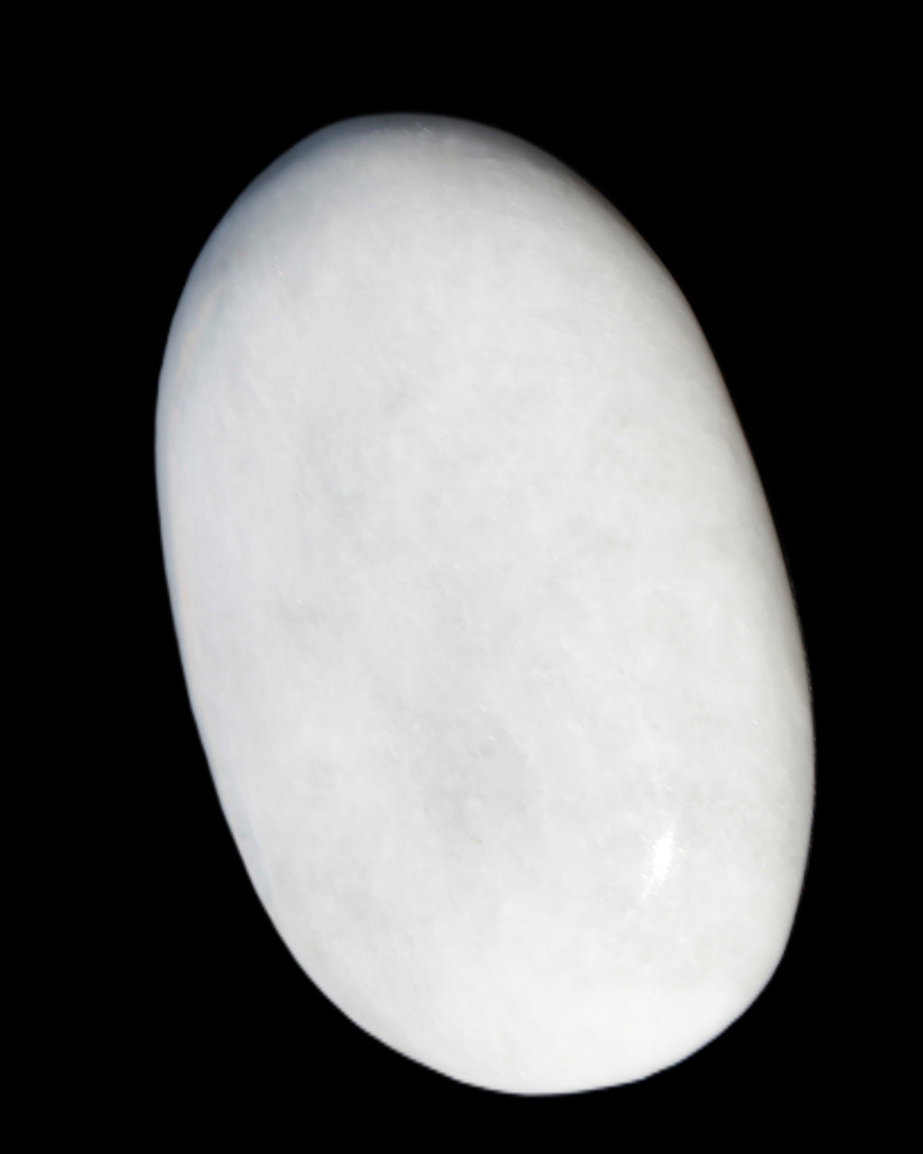 White Jade palm stone from Pakistan 62-72mm 63-86.7g in sunlight - Rocks and Things Store