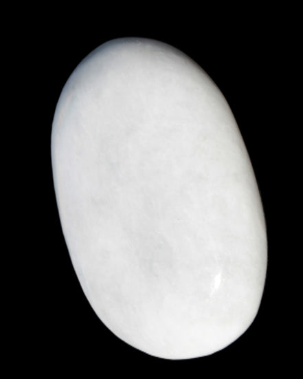 White Jade palm stone from Pakistan 62-72mm 63-86.7g in sunlight - Rocks and Things Store