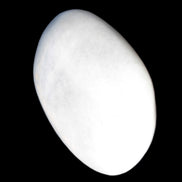 White Jade palm stone from Pakistan 62-72mm 63-86.7g in sunlight - Rocks and Things Store