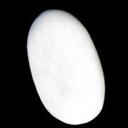 White Jade palm stone from Pakistan 62-72mm 63-86.7g in sunlight - Rocks and Things Store