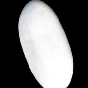 White Jade palm stone from Pakistan 62-72mm 63-86.7g in sunlight - Rocks and Things Store